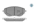 MEYLE Sada brzdovch destiek MEYLE-PD: Advanced performance and design. ME 025 227 8218/PD, 025 227 8218/PD