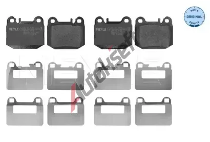 MEYLE Sada brzdovch destiek MEYLE-ORIGINAL: True to OE. ME 025 231 5715, 025 231 5715