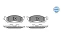 MEYLE Sada brzdových destiček kotoučové brzdy ME 025 231 9317/W, 025 231 9317/W