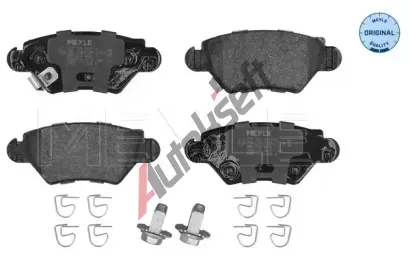 MEYLE Sada brzdovch destiek kotouov brzdy ME 025 232 5817/W, 025 232 5817/W