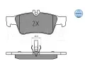 MEYLE Sada brzdovch destiek MEYLE-ORIGINAL Quality ‐ ME 025 233 3516