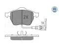 MEYLE Sada brzdovch destiek MEYLE-PD Quality ME 025 233 9219/PD, 025 233 9219/PD