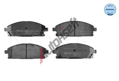 MEYLE Sada brzdovch destiek kotouov brzdy ME 025 234 2016/W, 025 234 2016/W