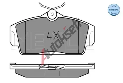 MEYLE Sada brzdovch destiek kotouov brzdy ME 025 234 6316, 025 234 6316