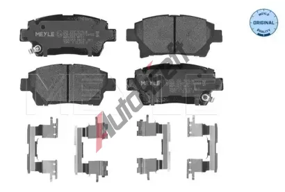 MEYLE Sada brzdových destiček ME 025 235 1015/W, 025 235 1015/W MEYLE Sada brzdových destiček ME 025 235 1015/W, 025 235 1015/W