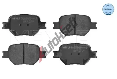 MEYLE Sada brzdovch destiek kotouov brzdy ME 025 235 2617, 025 235 2617