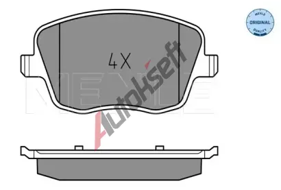 MEYLE Sada brzdovch destiek kotouov brzdy ME 025 235 8118, 025 235 8118