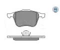 MEYLE Sada brzdovch destiek PLATINUM PAD ME 025 235 9018/PD, 025 235 9018/PD