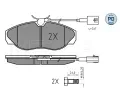 MEYLE Sada brzdovch destiek MEYLE-PD Quality ‐ ME 025 236 0219/PD