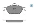 MEYLE Sada brzdovch destiek PLATINUM PAD ME 025 236 0418/PD, 025 236 0418/PD