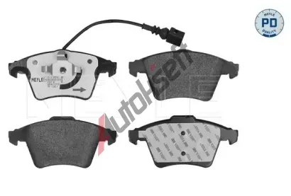 MEYLE Sada brzdovch destiek PLATINUM PAD ME 025 237 4619/PD, 025 237 4619/PD