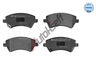 MEYLE Sada brzdovch destiek kotouov brzdy ME 025 237 6617/W, 025 237 6617/W