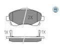 MEYLE Sada brzdovch destiek PLATINUM PAD ME 025 237 6819/PD, 025 237 6819/PD