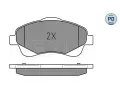 MEYLE Sada brzdovch destiek PLATINUM PAD ME 025 237 6819/PD, 025 237 6819/PD