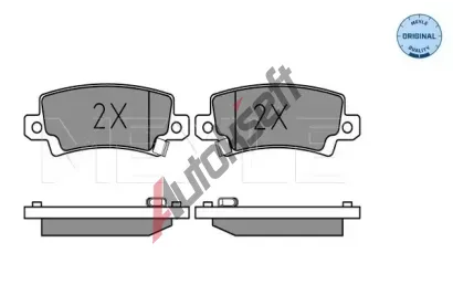 MEYLE Sada brzdových destiček kotoučové brzdy ME 025 238 1616/W, 025 238 1616/W MEYLE Sada brzdových destiček kotoučové brzdy ME 025 238 1616/W, 025 238 1616/W