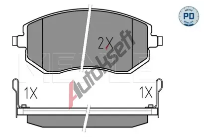 MEYLE Sada brzdových destiček PLATINUM PAD ME 025 238 6517/PD, 025 238 6517/PD MEYLE Sada brzdových destiček PLATINUM PAD ME 025 238 6517/PD, 025 238 6517/PD