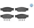 MEYLE Sada brzdovch destiek MEYLE-ORIGINAL Quality ‐ ME 025 239 0818