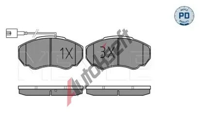 MEYLE Sada brzdových destiček PLATINUM PAD ME 025 239 1719/PD, 025 239 1719/PD MEYLE Sada brzdových destiček PLATINUM PAD ME 025 239 1719/PD, 025 239 1719/PD