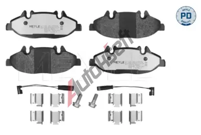 MEYLE Sada brzdovch destiek PLATINUM PAD ME 025 240 0720/PD, 025 240 0720/PD