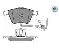 MEYLE Sada brzdovch destiek MEYLE-PD: Advanced design and technology. ‐ ME 025 240 2120/PD