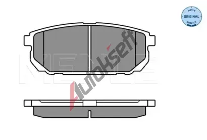 MEYLE Sada brzdovch destiek kotouov brzdy ME 025 240 5815/W, 025 240 5815/W