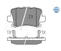 MEYLE Sada brzdov�ch desti�ek ME 025 240 8615/W, 025 240 8615/W