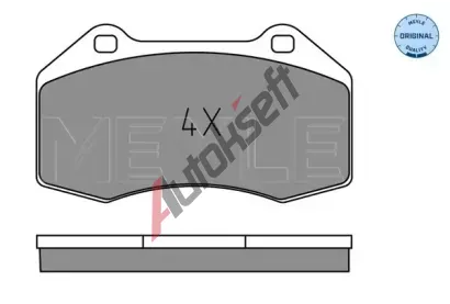 MEYLE Sada brzdovch destiek MEYLE-ORIGINAL Quality ME 025 241 6215, 025 241 6215