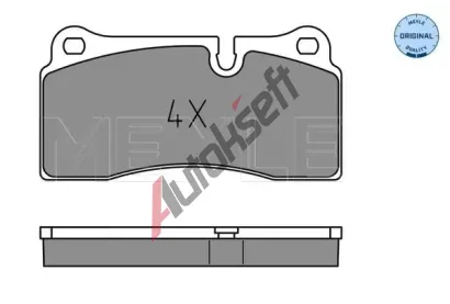 MEYLE Sada brzdovch destiek MEYLE-ORIGINAL Quality ME 025 242 6118, 025 242 6118