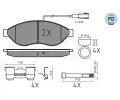MEYLE Sada brzdovch destiek PLATINUM PAD ‐ ME 025 244 6819-1/PD