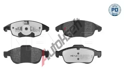 MEYLE Sada brzdovch destiek MEYLE-PD Quality ME 025 245 3818/PD, 025 245 3818/PD