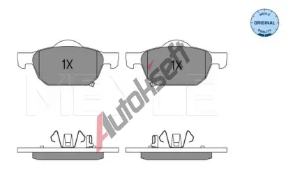 MEYLE Sada brzdov�ch desti�ek ME 025 247 9617/W, 025 247 9617/W
