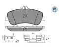 MEYLE Sada brzdovch destiek MEYLE-PD: Advanced performance and design. ‐ ME 025 248 6720/PD