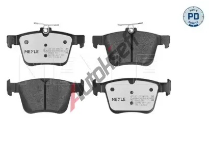 MEYLE Sada brzdovch destiek PLATINUM PAD ME 025 250 0816/PD, 025 250 0816/PD