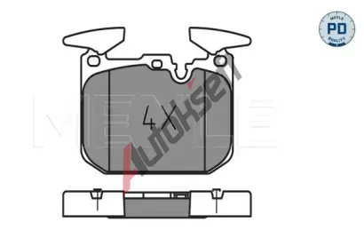 MEYLE Sada brzdovch destiek MEYLE-PD Quality ME 025 250 2818/PD, 025 250 2818/PD