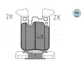 MEYLE Sada brzdovch destiek MEYLE-PD Quality ‐ ME 025 250 2916/PD