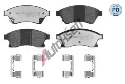 MEYLE Sada brzdovch destiek PLATINUM PAD ME 025 250 3118/PD, 025 250 3118/PD