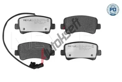 MEYLE Sada brzdovch destiek PLATINUM PAD ME 025 251 1218/PD, 025 251 1218/PD