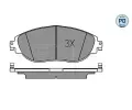 MEYLE Sada brzdovch destiek MEYLE-PD: Advanced performance and design. ME 025 251 1720/PD, 025 251 1720/PD