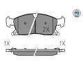 MEYLE Sada brzdovch destiek MEYLE-PD Quality ME 025 251 9021/PD, 025 251 9021/PD