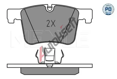MEYLE Sada brzdovch destiek MEYLE-PD Quality ME 025 251 9919/PD, 025 251 9919/PD
