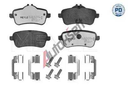 MEYLE Sada brzdovch destiek MEYLE-PD Quality ME 025 252 1518/PD, 025 252 1518/PD
