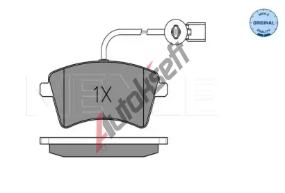 MEYLE Sada brzdovch destiek ME 025 252 9118, 025 252 9118