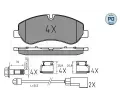 MEYLE Sada brzdovch destiek MEYLE-PD: Advanced design and technology. ME 025 256 0217/PD, 025 256 0217/PD
