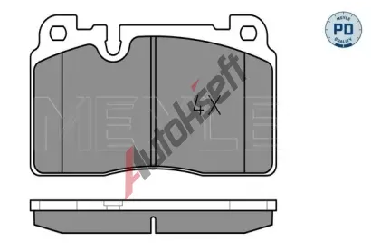 MEYLE Sada brzdov�ch desti�ek MEYLE-PD Quality ME 025 256 4316/PD, 025 256 4316/PD