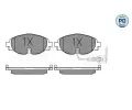 MEYLE Sada brzdovch destiek MEYLE-PD Quality ME 025 256 8320/PD, 025 256 8320/PD