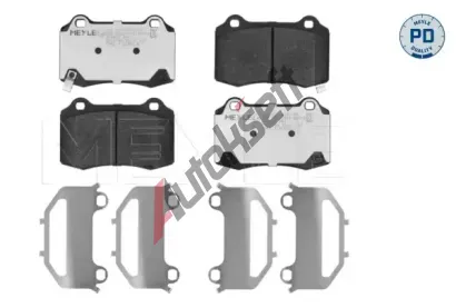 MEYLE Sada brzdovch destiek MEYLE-PD: Advanced performance and design. ME 025 257 4315/PD, 025 257 4315/PD