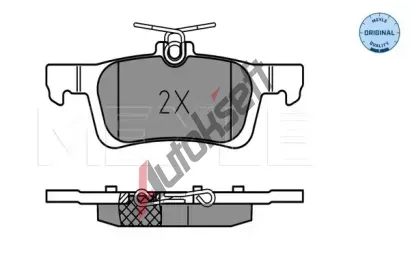 MEYLE Sada brzdovch destiek MEYLE-ORIGINAL Quality ME 025 258 4116, 025 258 4116