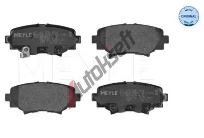 MEYLE Sada brzdových destiček ME 025 258 7814, 025 258 7814 MEYLE Sada brzdových destiček ME 025 258 7814, 025 258 7814