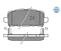 MEYLE Sada brzdov�ch desti�ek MEYLE-ORIGINAL: True to OE.&nbsp;&dash;&nbsp;ME 025 259 4717