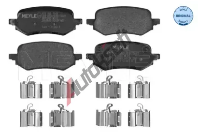 MEYLE Sada brzdovch destiek MEYLE-ORIGINAL: True to OE. ME 025 262 7315, 025 262 7315